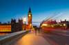 houses of parliament and big ben with lights