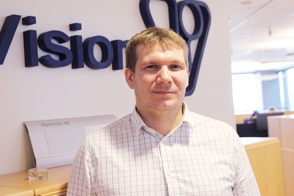 Martin Ranne, senior konsult och Simitexpert på PlantVision.