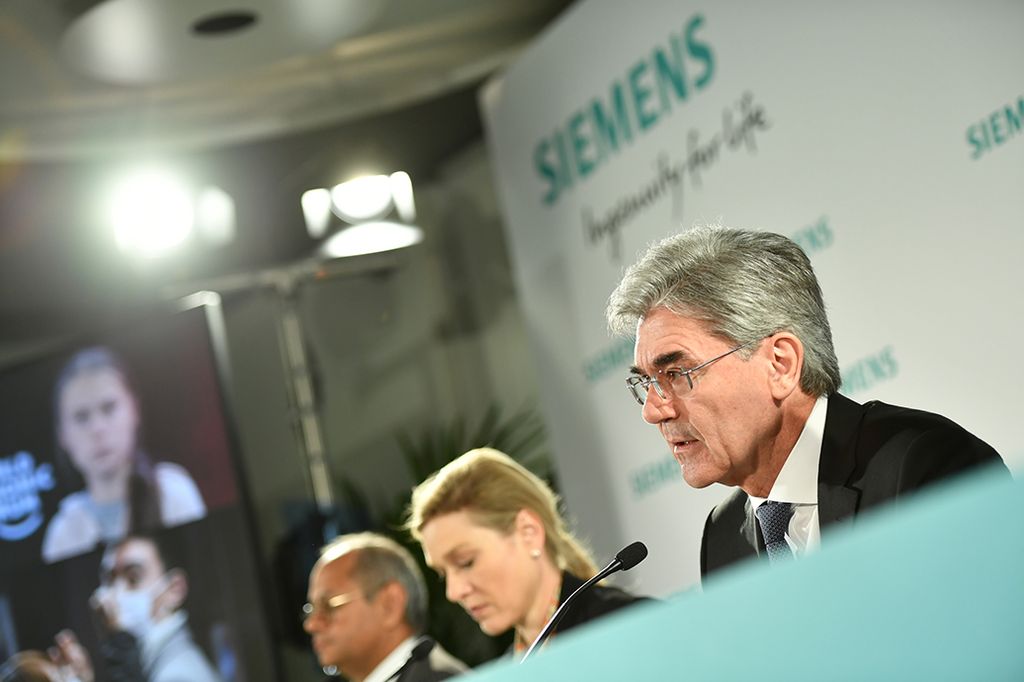 In the picture: Joe Kaeser, President and CEO of Siemens AG.