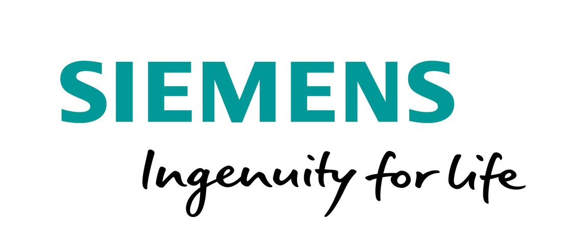 Siemens Logo mit Claim Ingenuity for Life, 2016