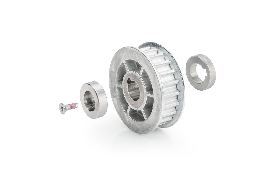SIDOOR MDG-PULLEY 14-S8M-56 Pulley for DC geared motor MDG4, MDG5 and toothed belt S8M, effective diameter 56mm