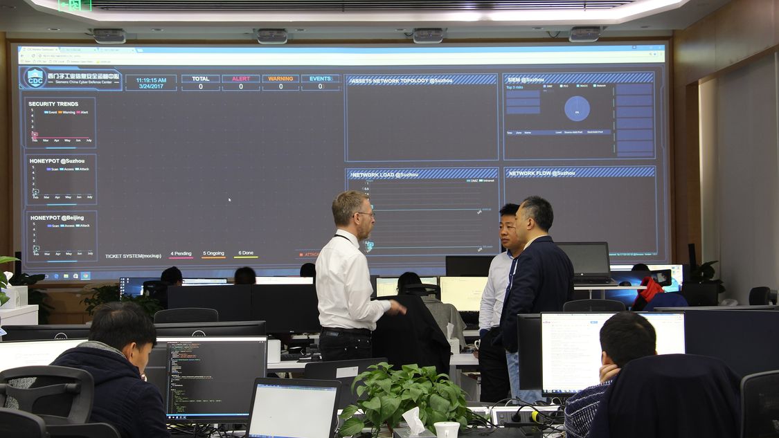 Siemens Cyber Security Defense Center in Suzhou