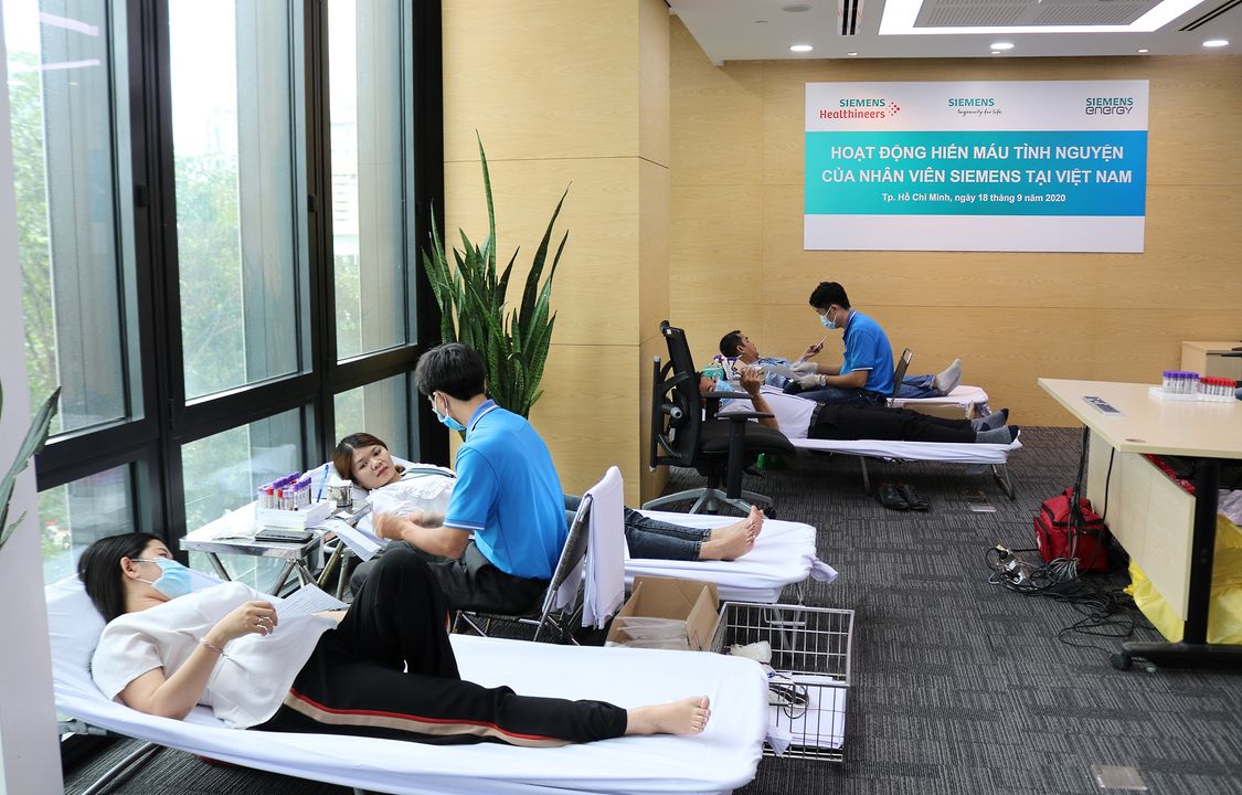 Blood Donation Activity of Siemens Vietnam