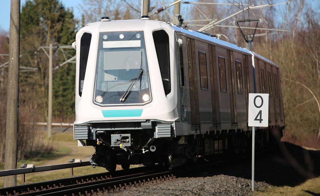 Bild eines Metro-Zugs von Siemens Mobility in Sofia