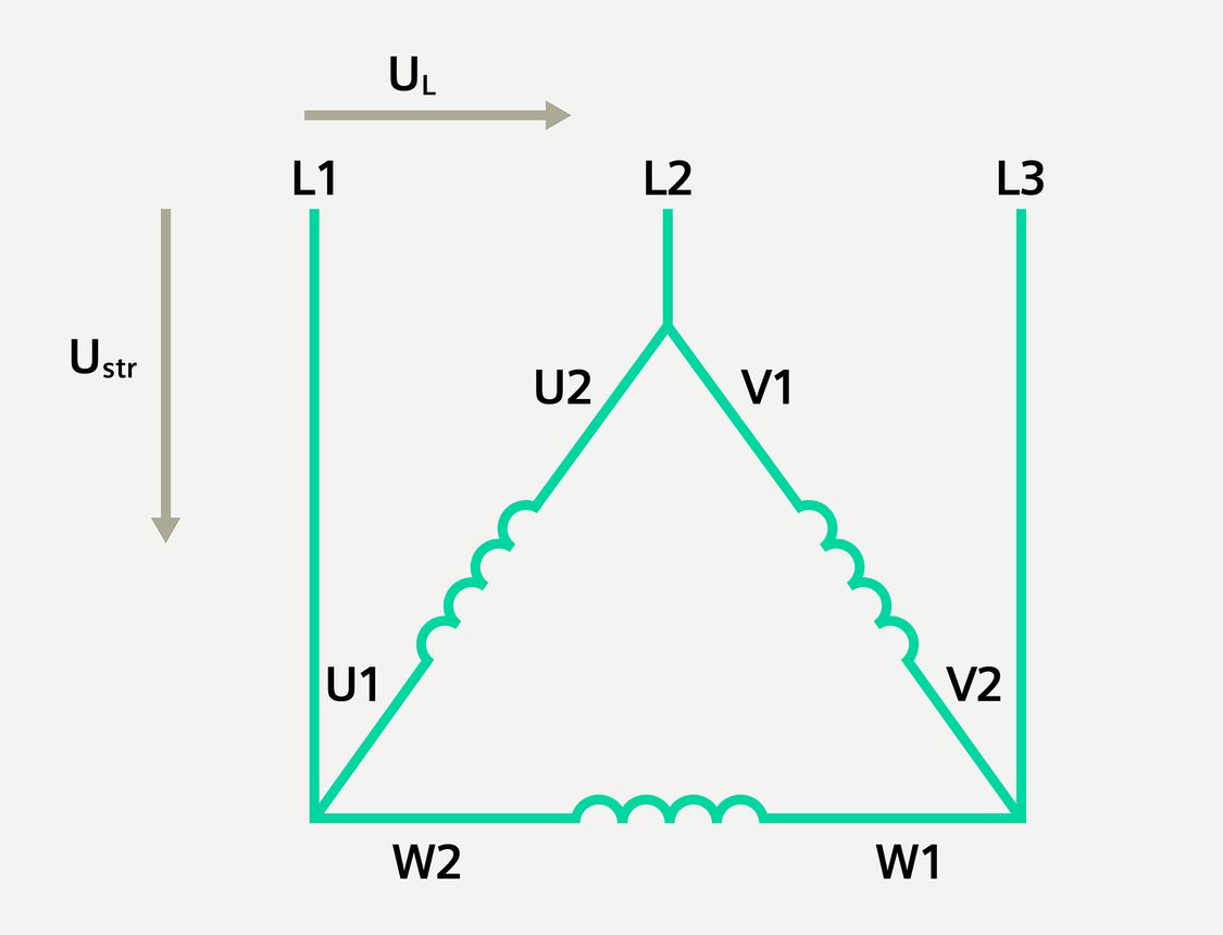 三角形接线电路图