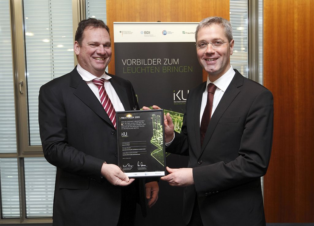 Siemens awarded two climate innovation prizes by German Environment Ministry