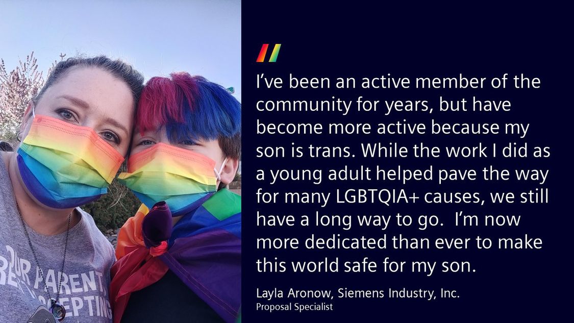 Layla Aronow - pride month quote about being member of LGBTQIA+