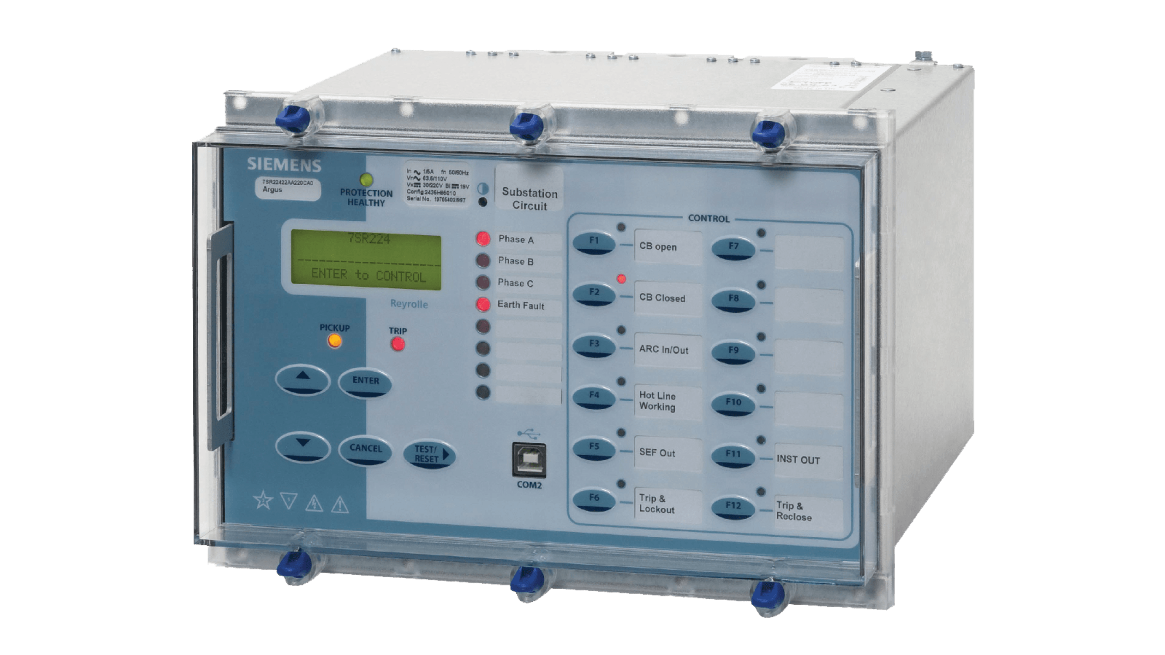 Directional Overcurrent Protection Reyrolle 7sr224