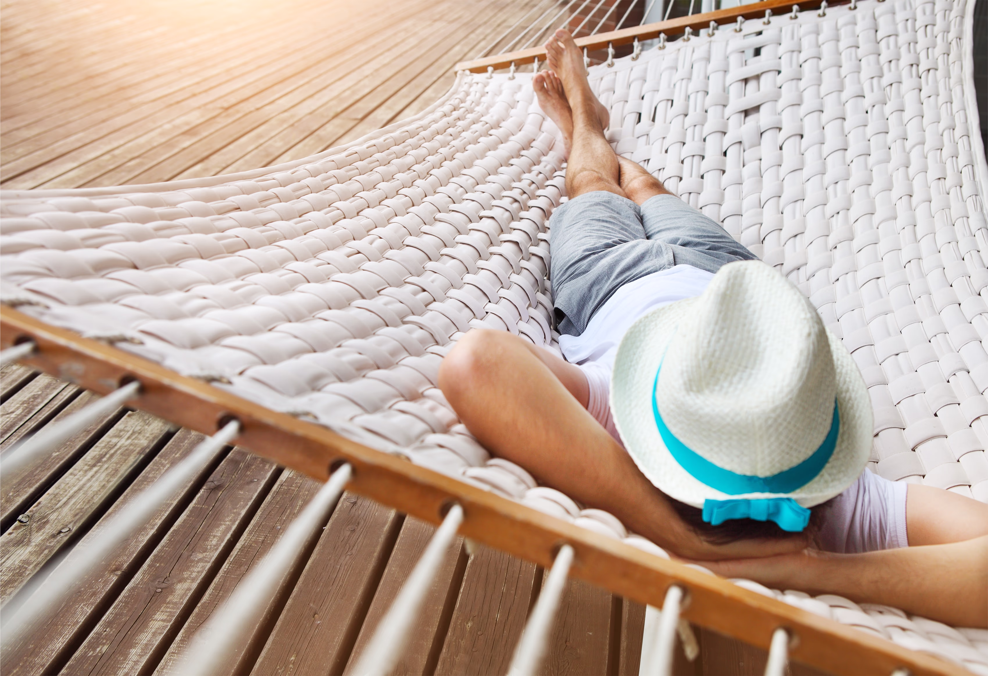 man-in-a-hammock-on-summer-day man-in-a-hammock-on-summer-day