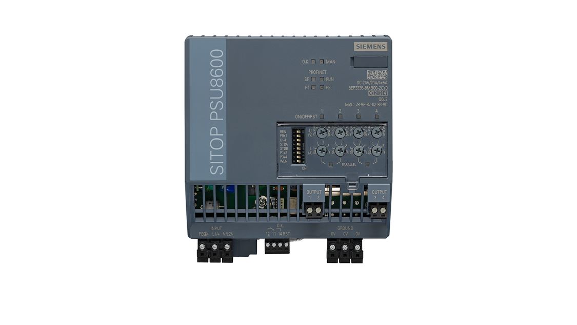 PSU8600, 24 V/4x5 A, 6EP3336-8MB00-2CY0