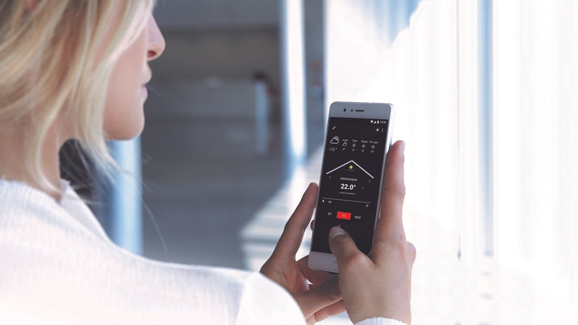 Heat pump remote control application