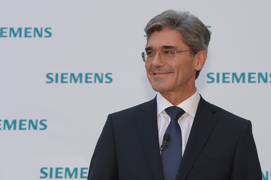 Press conference of Siemens AG in Munich on July 31, 2013