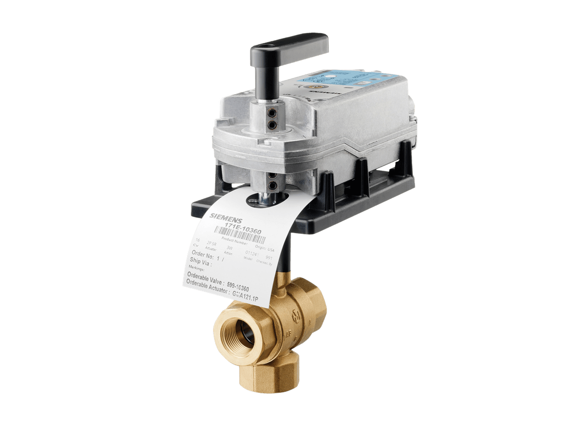 Siemens assembled and tagged valve