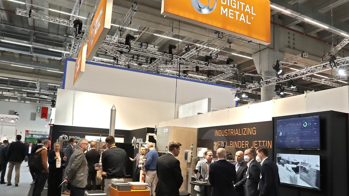 På Formnext i Frankfurt i november lanserade Digital Metal appen DMS-LNX, som har utvecklats tillsammans med Siemens som automationspartner och som baseras på den molnbaserade IIoT-plattformen MindSphere.