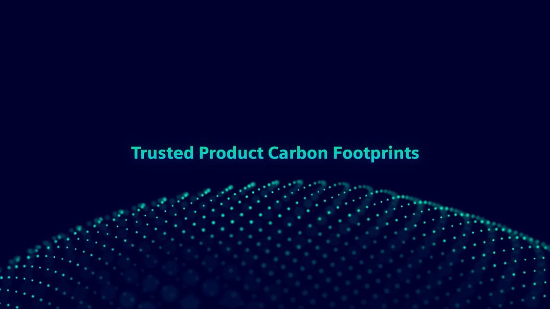 Trusted product carbon footprints