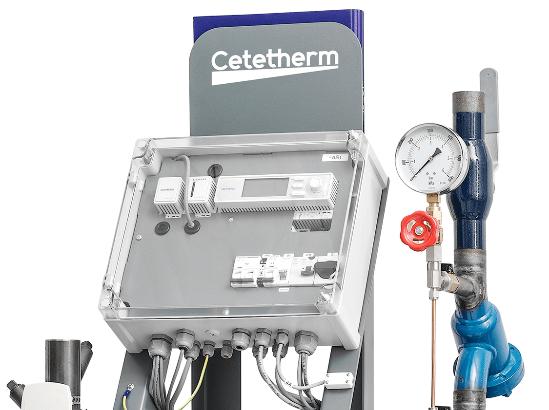 Produit d’une collaboration fructueuse, la sous-station de chauffage urbain Cetetherm Maxi Compact utilise les possibilités de la solution de télésurveillance Climatix IC de Siemens.