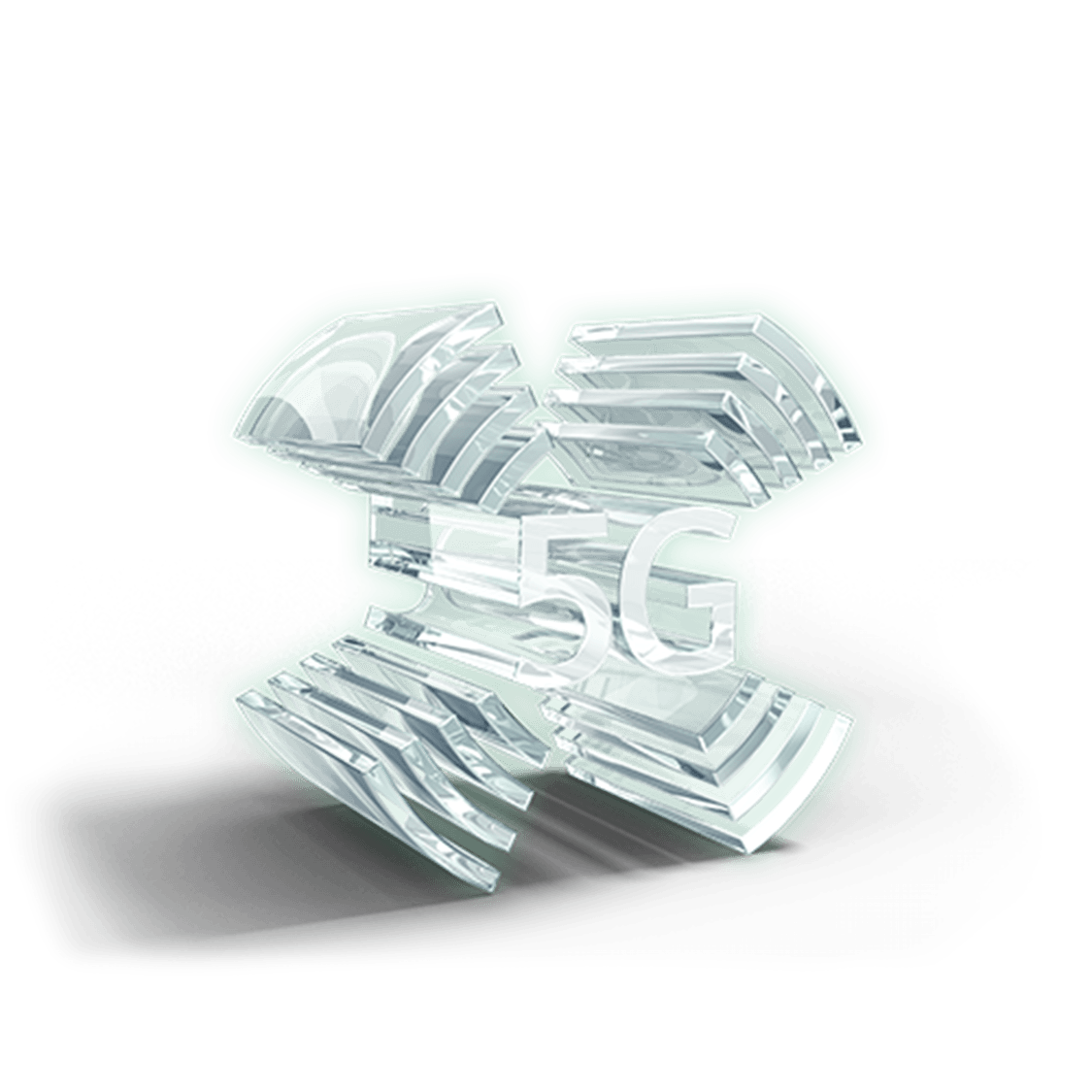 5G mobile communication speed background