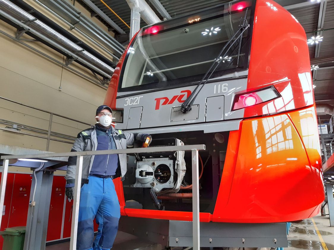Serwis pociągów Desiro w Rosji