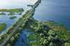 Aerial view of tracks in a beautiful landscape. Siemens Mobility Alternative drives Sustainability
