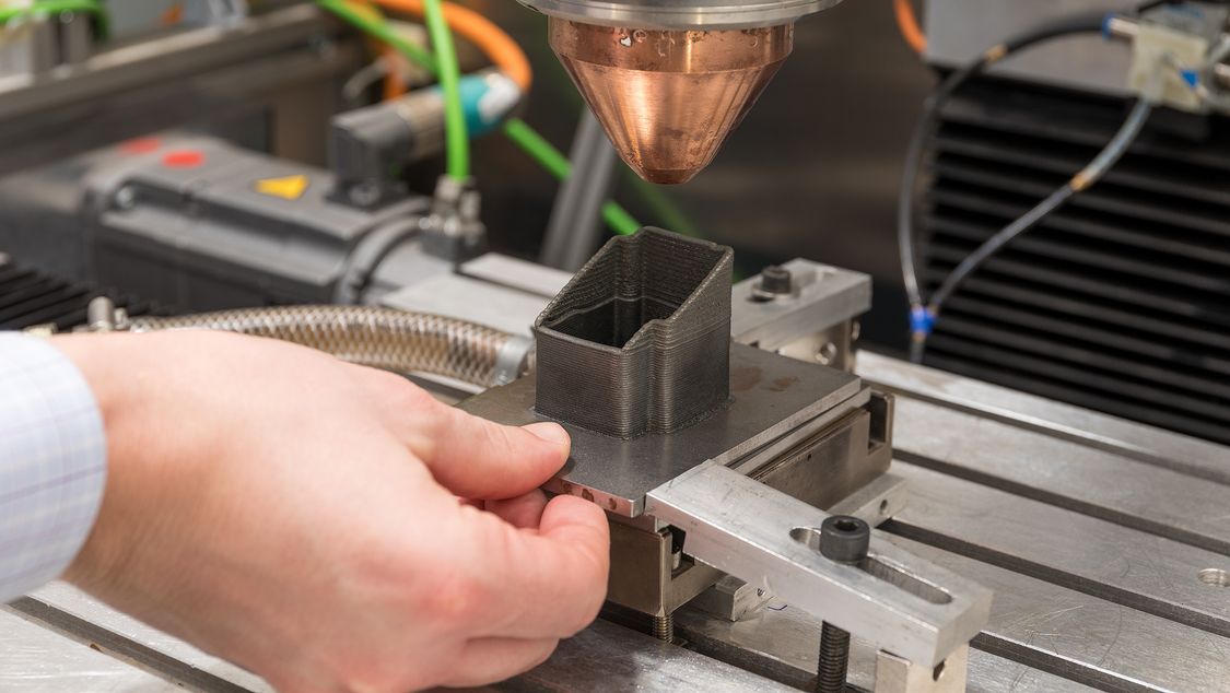 laser metal deposition at Siemens