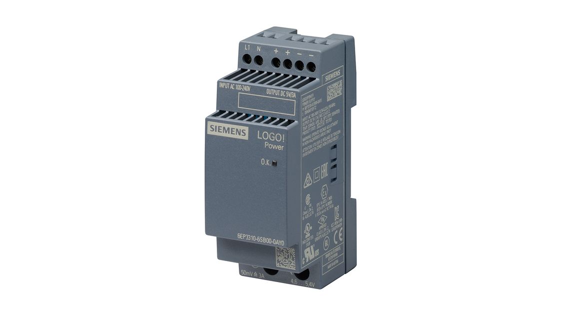 Produktbild LOGO!Power, 1-phasig, 5 V/3 A
