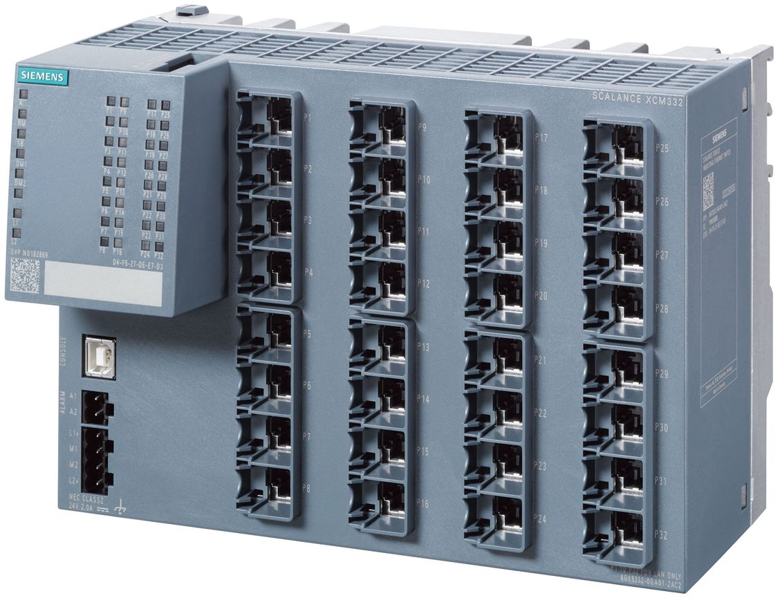 SCALANCE XC-300 und SCALANCE XCM300 kompakte und managed Industrial Ethernet Switches für den Schaltschrank