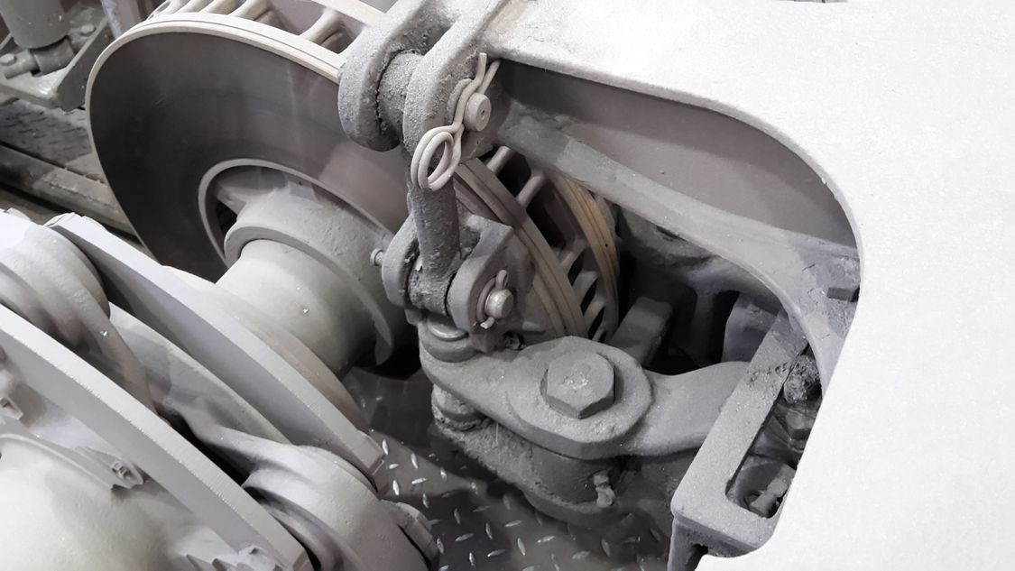 Picture of vehicle brakes made by additive manufacturing