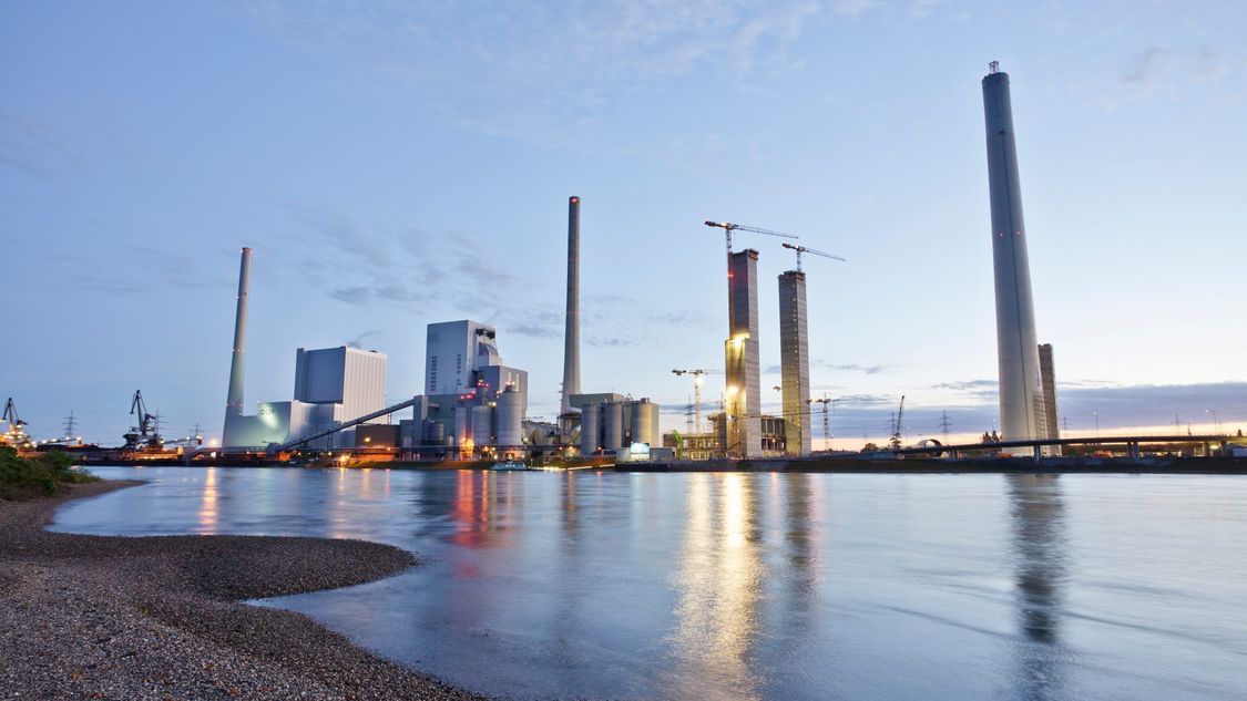 Visual power plant Mannheim