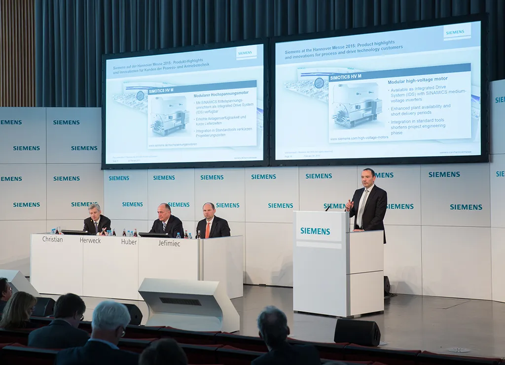 Press conference ahead of the Hannover Messe 2015