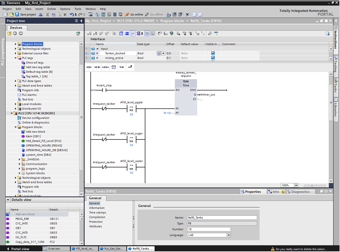 Plc Programming With Simatic Step 7 Tia Portal Software In Tia Portal Siemens Global