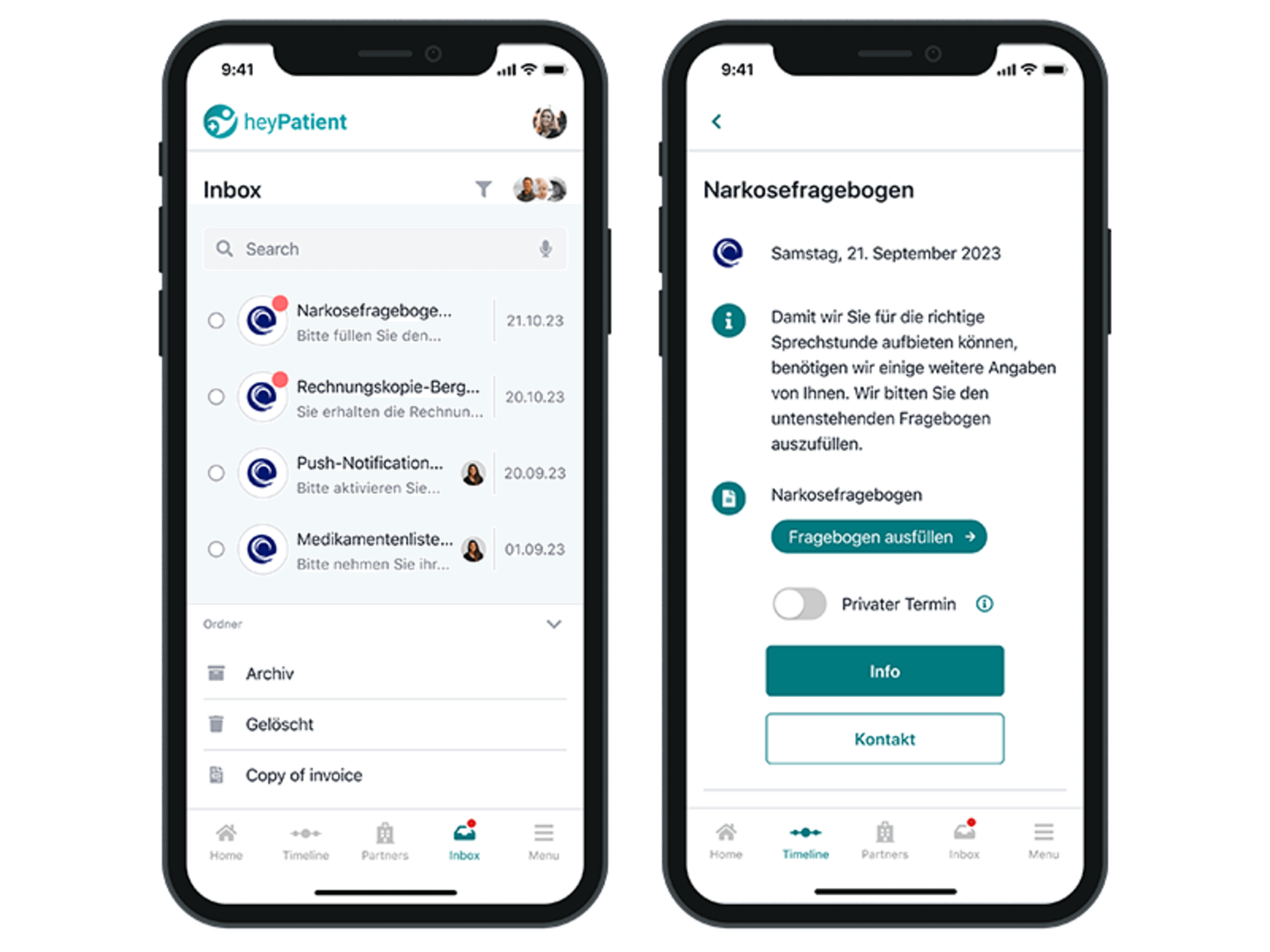 Automated patient interaction along care paths