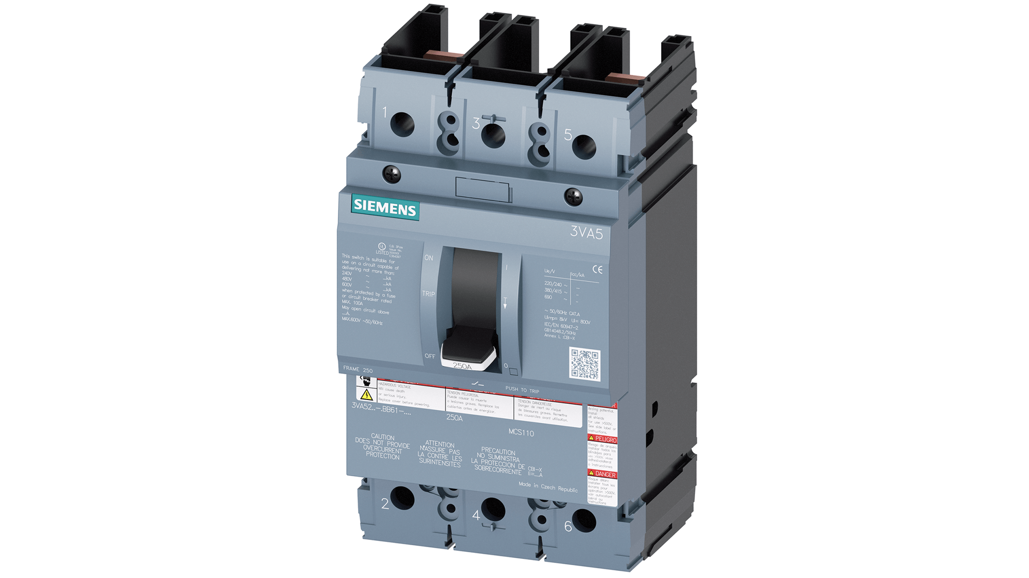 3VA Molded Case Circuit Breakers - Siemens CA