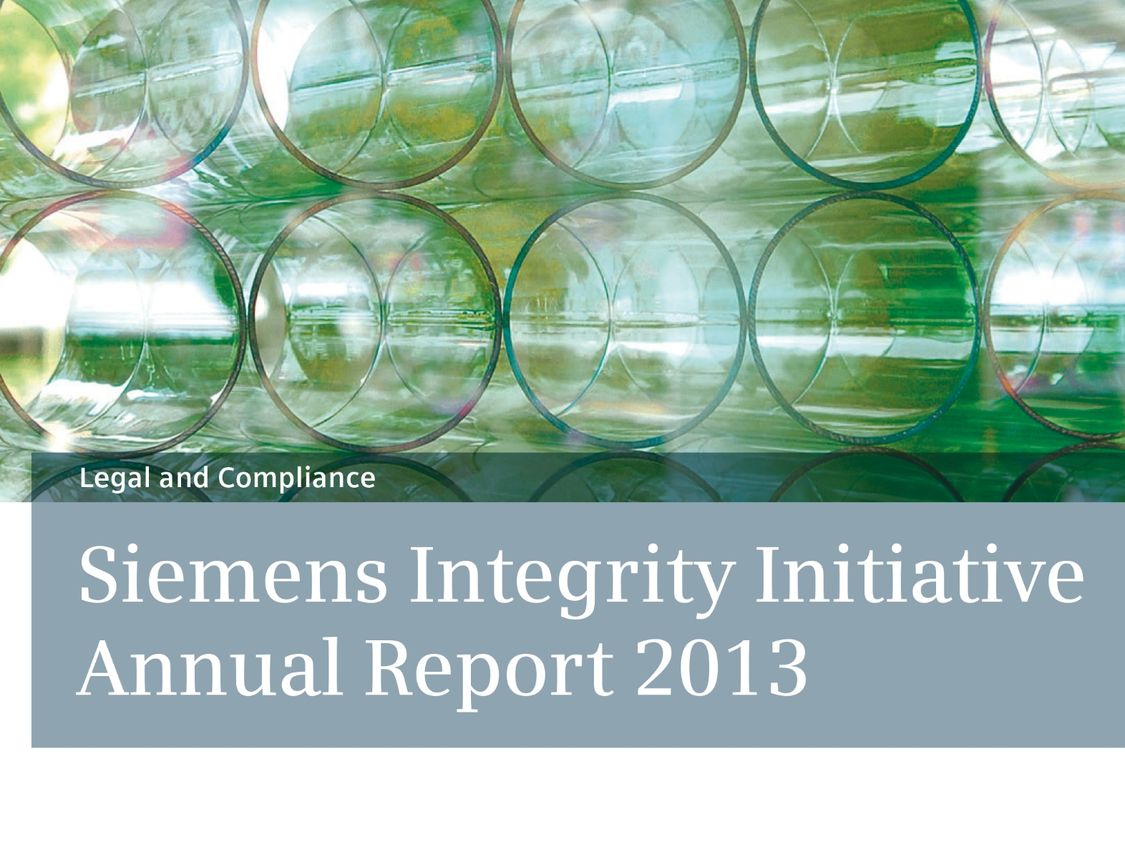 Siemens Integrity Report 2013