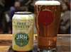 JRH Brewing beer can and beer glass