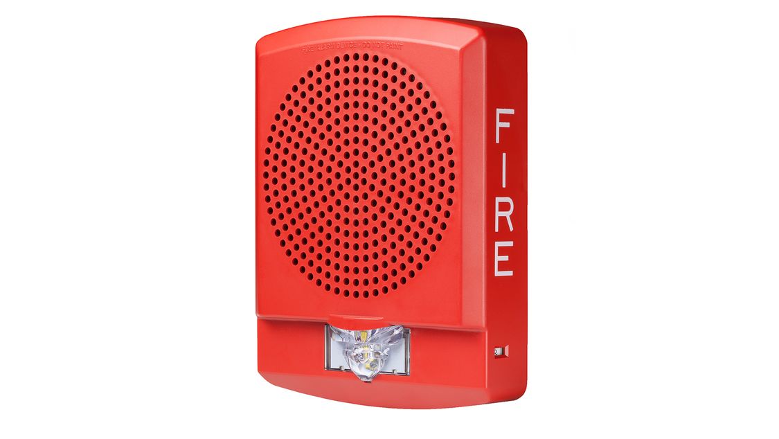 Siemens CSS-4204-25 25V 4" Square Speaker Strobe Baffle Fire Alarm New 