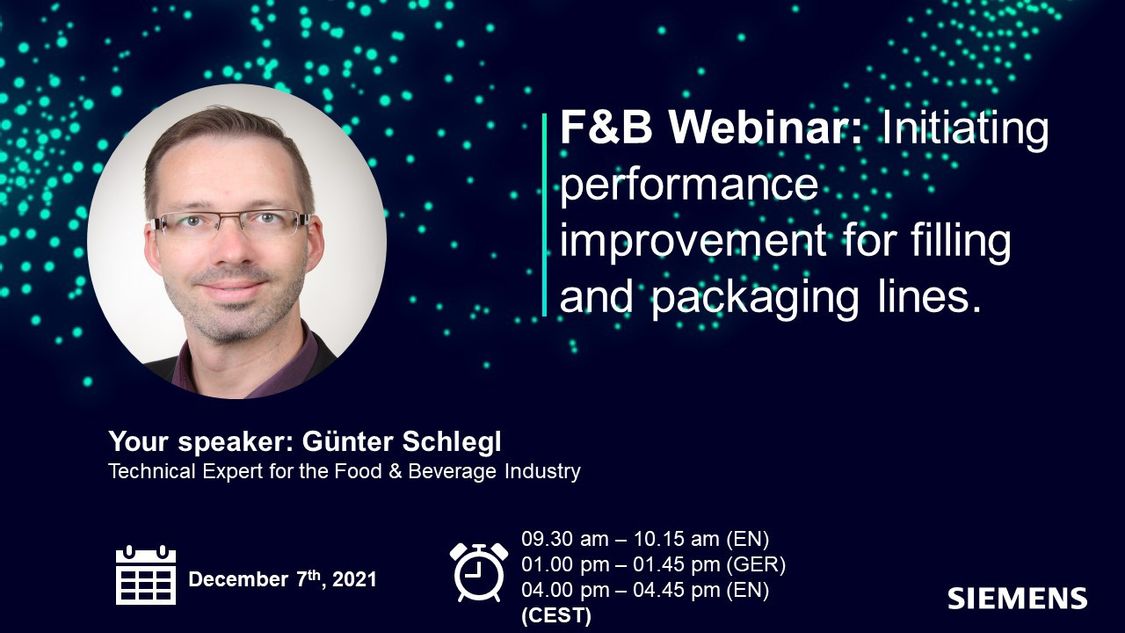Webinar about line integration in the food and beverage industry