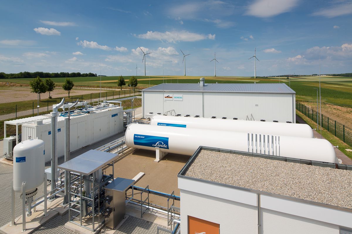 World's largest electrolysis system of its kind in Mainz, Germany