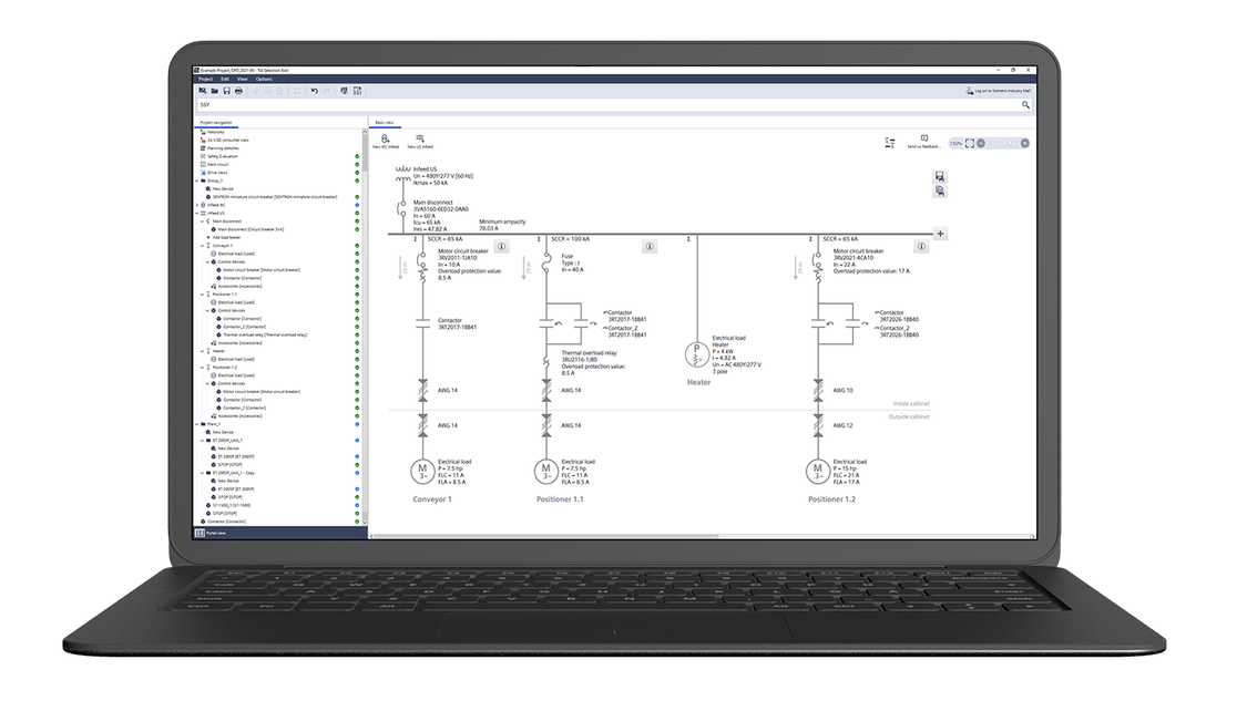 Control Panel Design in the TIA Selection Tool simplifies electrical engineering for the long term