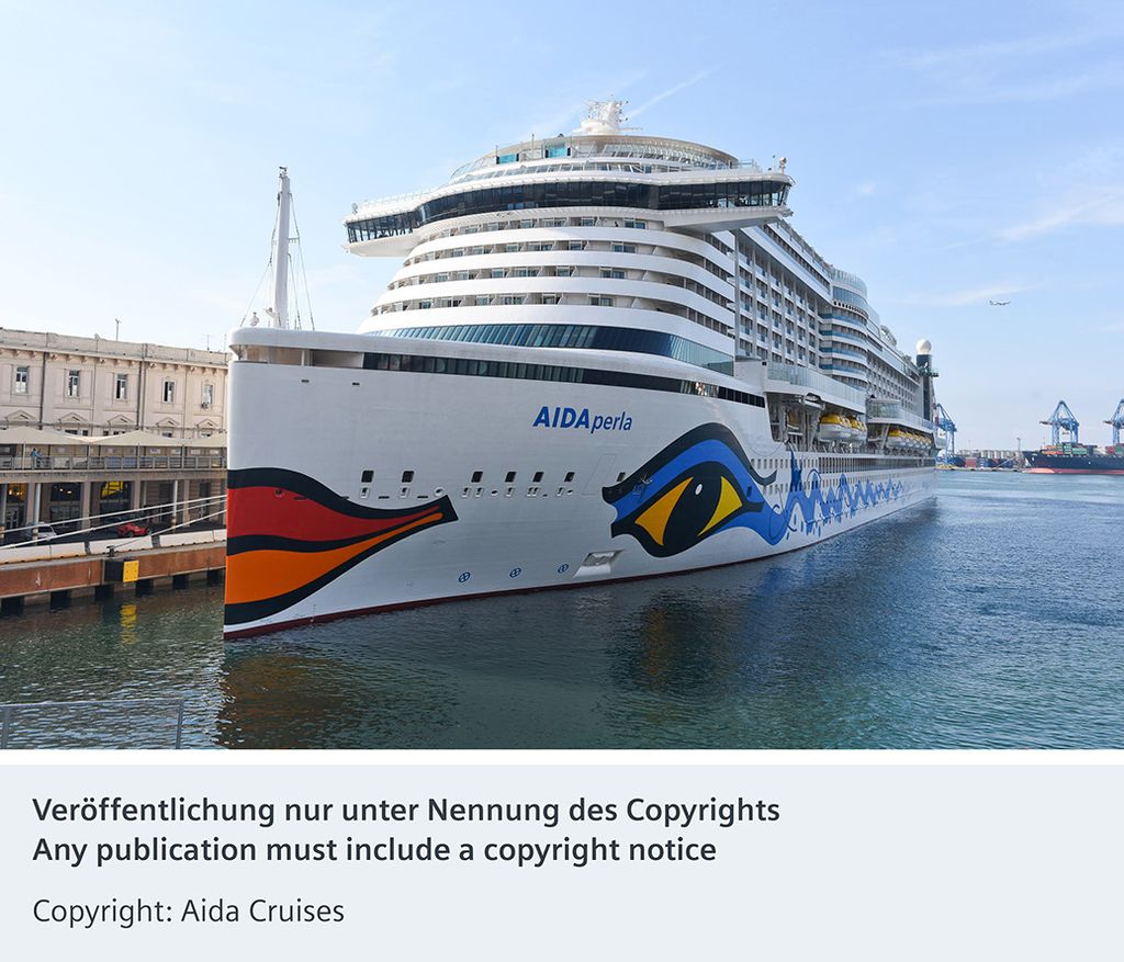 New Aida cruise ship launched with Siemens automation technology on board