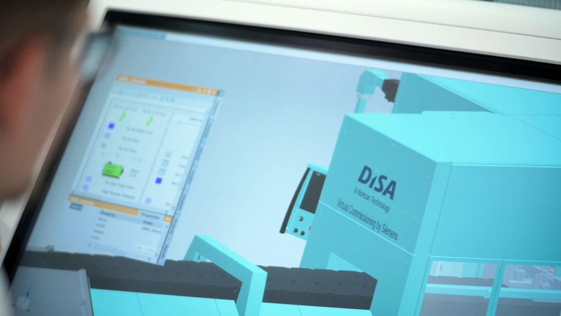 Der dänische Maschinenbauer DISA nutzt die virtuelle Inbetriebnahme