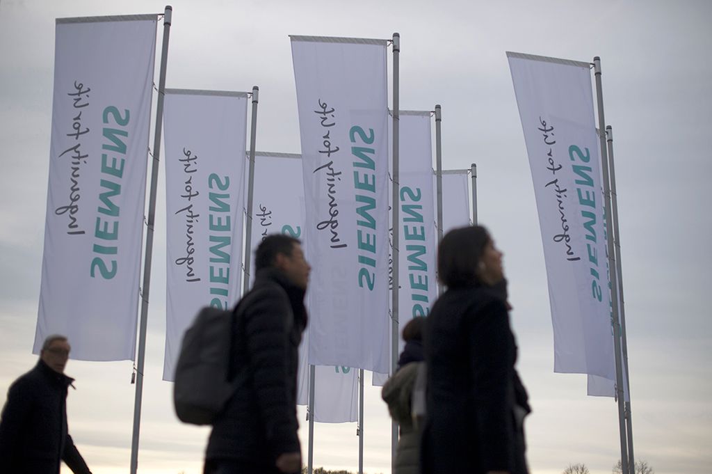 Annual Shareholders' Meeting of Siemens AG at the Olympiahalle in Munich, Germany