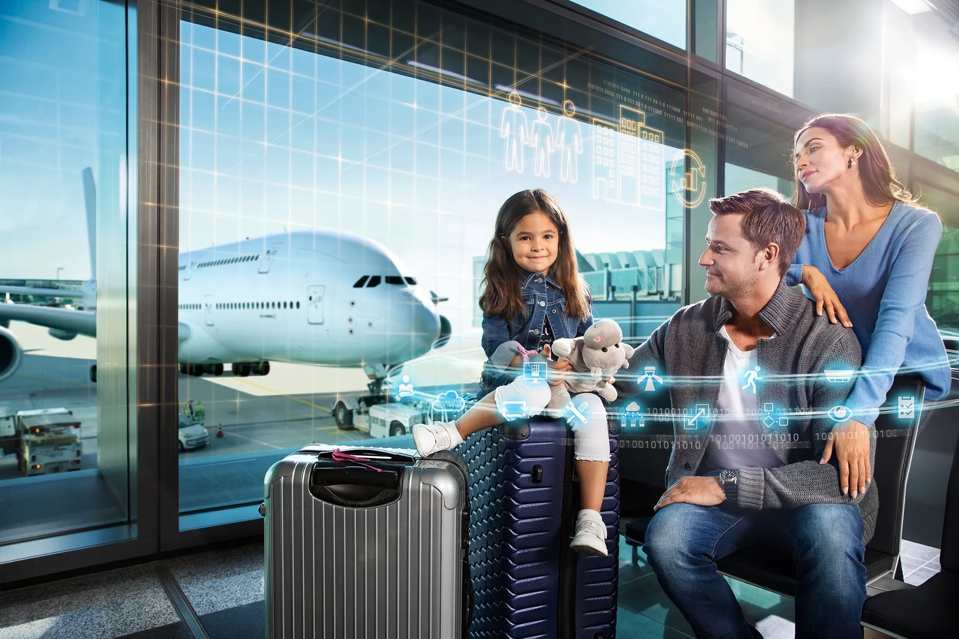 Siemens-technológia gondoskodik számos repülőtér felügyeletéről és védelméről.