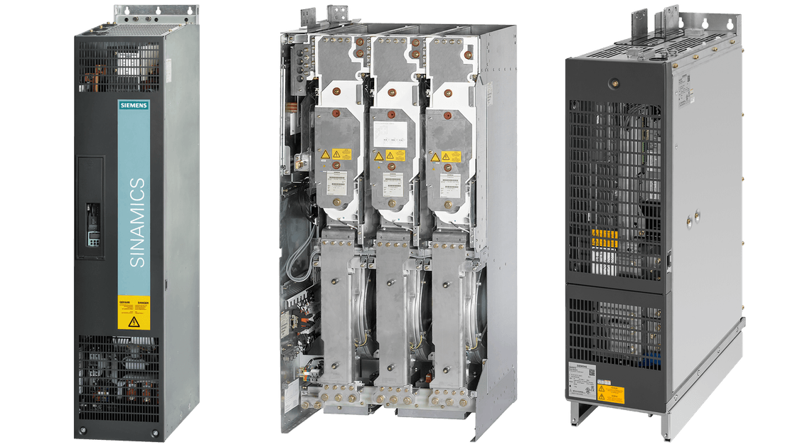 Power & motor modules for single-axis SINAMICS S120 chassis drives
