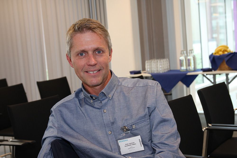 Peter Jansson är processledare för teknisk information för avloppsreningen på Stockholm Vatten och Avfall som realiserar den digitala processanläggningen med Comos. 