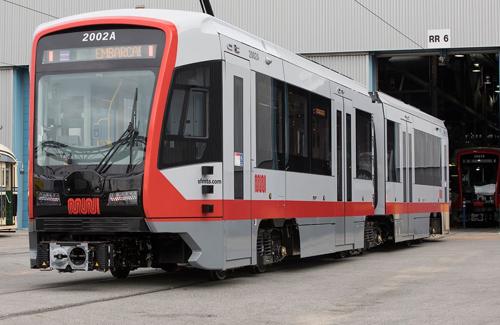 215 new light rail cars for San Francisco