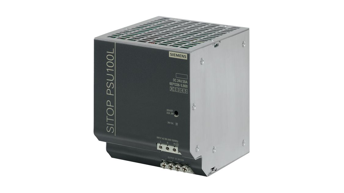 Produktbild SITOP PSU100L, 1-phasig, DC 24 V/20 A