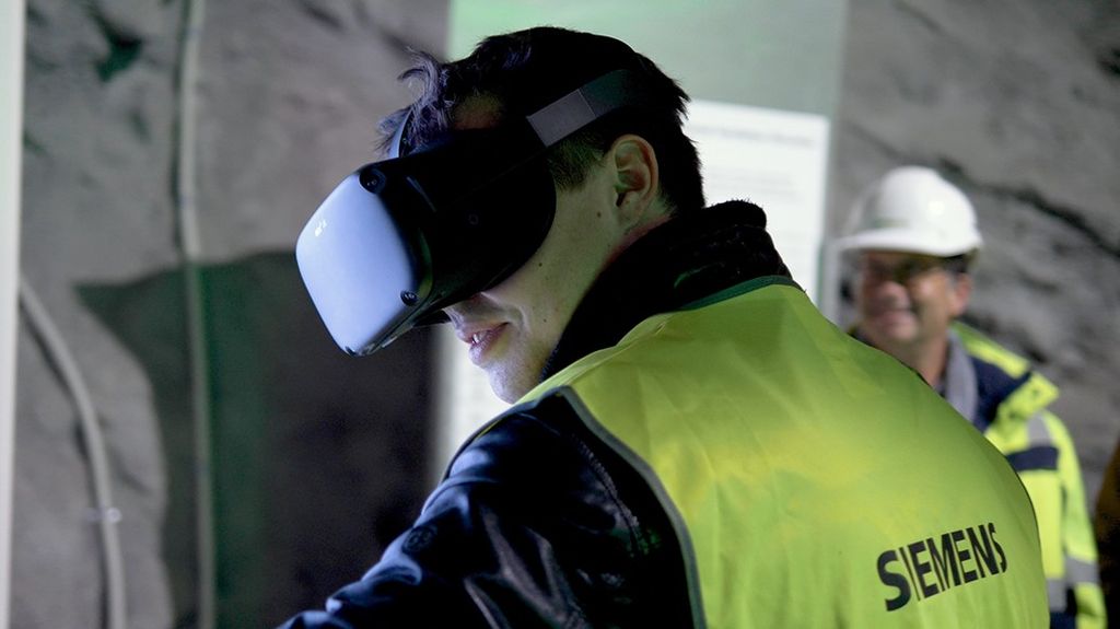 Digital twin in Hagerbach Test Gallery - Tunnel Digitalization Center automated with Siemens technology