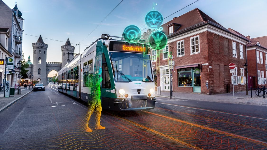 Autonomiczny tramwaj w Poczdamie - prototyp badawczy na szynach