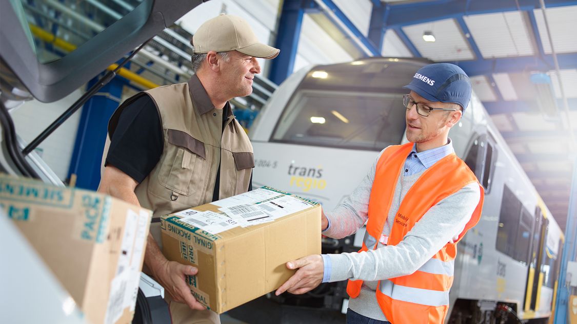 Delivery of railway spare parts