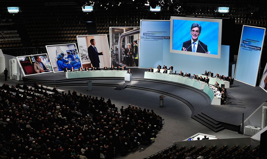 Hauptversammlung 2014 der Siemens AG in München